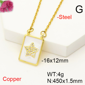 F6N407286vail-L017  Fashion Copper Necklace