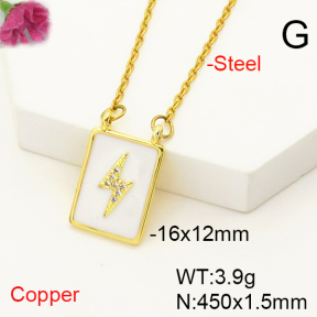 F6N407290vail-L017  Fashion Copper Necklace