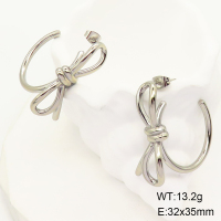 GEE001390bhia-066  Stainless Steel Earrings  Handmade Polished