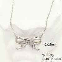 GEN001199vbpb-066  Stainless Steel Necklace  Handmade Polished