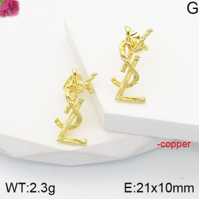 PE1755068bbml-J165  YSL  Fashion Copper Earrings