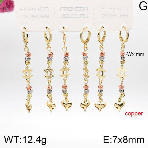 PE1755069bhkk-J151  Chanel   Fashion Copper Earrings