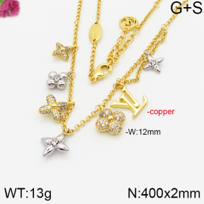 PN1755246ajoa-J139  LV  Fashion Copper Necklaces
