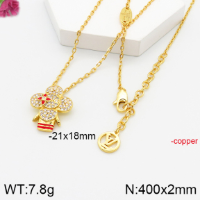 PN1755248aiov-J139  LV  Fashion Copper Necklaces