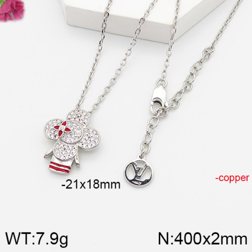 PN1755249aiov-J139  LV  Fashion Copper Necklaces