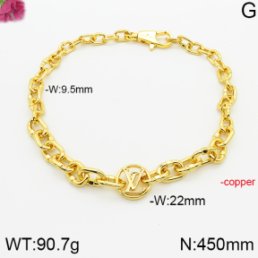 PN1755250amla-J139  LV  Fashion Copper Necklaces