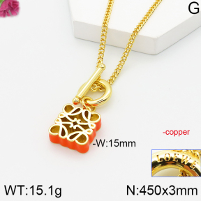 PN1755253vila-J139  LOEWE  Fashion Copper Necklaces