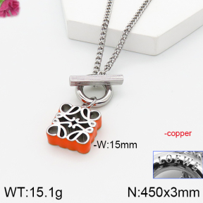PN1755256vila-J139  LOEWE  Fashion Copper Necklaces