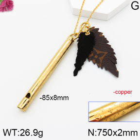 PN1755257ajoa-J139  LV  Fashion Copper Necklaces