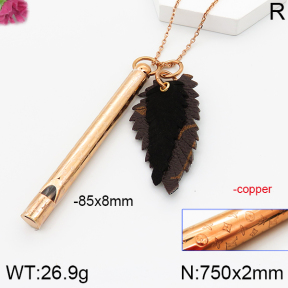 PN1755258ajoa-J139  LV  Fashion Copper Necklaces