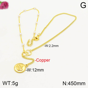 F2N300099bhva-J39  Fashion Copper Necklace