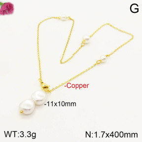 F2N300100bbov-J39  Fashion Copper Necklace