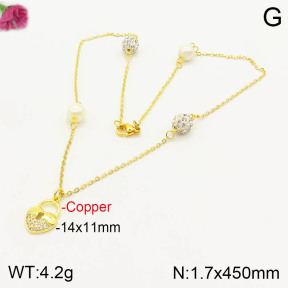 F2N300101vbpb-J39  Fashion Copper Necklace