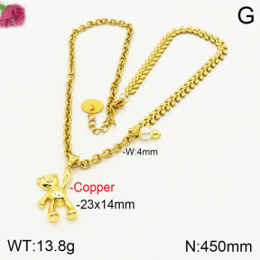 F2N300102vhha-J39  Fashion Copper Necklace