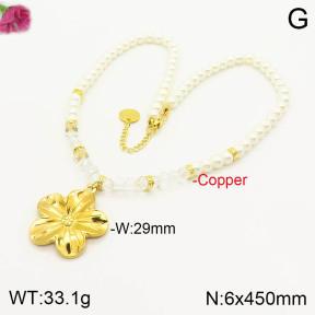F2N300104bhia-J39  Fashion Copper Necklace