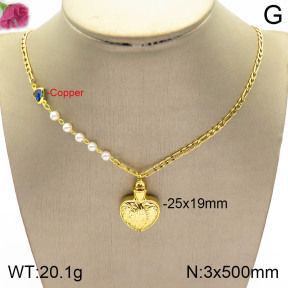 F2N300105vbmb-J148  Fashion Copper Necklace