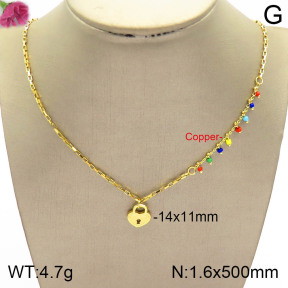 F2N300109ablb-J148  Fashion Copper Necklace