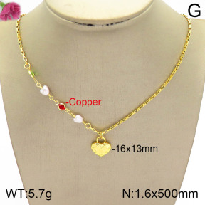 F2N300115ablb-J148  Fashion Copper Necklace