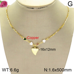 F2N300118ablb-J148  Fashion Copper Necklace