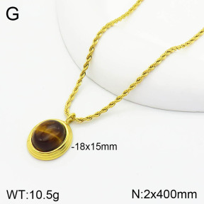 2N4002536bbov-749  Stainless Steel Necklace