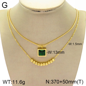 2N4002553bbov-749  Stainless Steel Necklace