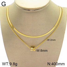 2N4002554bbov-749  Stainless Steel Necklace