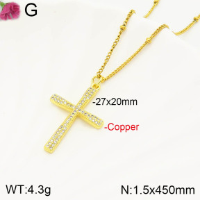 F2N400781abol-J168  Fashion Copper Necklace