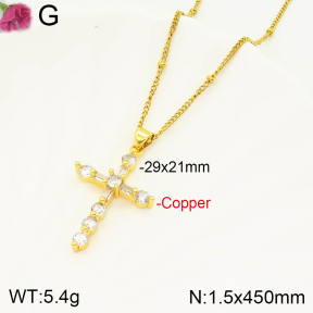 F2N400783abol-J168  Fashion Copper Necklace