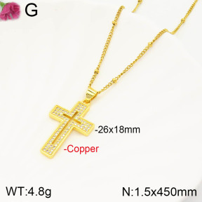 F2N400785abol-J168  Fashion Copper Necklace