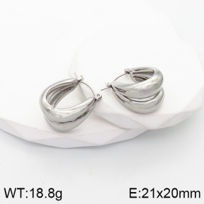 5E2003350bhva-066  Stainless Steel Earrings  Handmade Polished