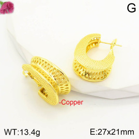 F2E200710bbni-J163  Fashion Copper Earrings