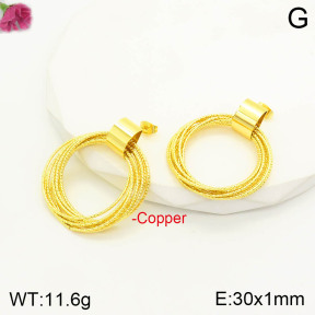 F2E200718bbov-J163  Fashion Copper Earrings
