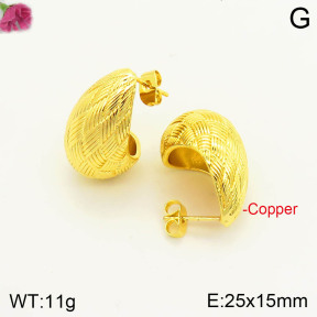 F2E200722vbmb-J163  Fashion Copper Earrings