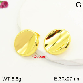 F2E200748vbmb-J163  Fashion Copper Earrings
