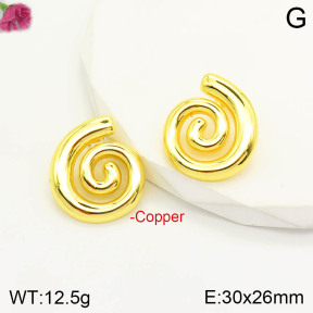 F2E200784vbmb-J163  Fashion Copper Earrings