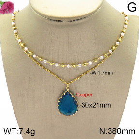 F2N300120bhia-J39  Fashion Copper Necklace