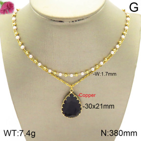 F2N300121bhia-J39  Fashion Copper Necklace