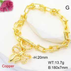 F6B406146bhva-L035  Fashion Copper Bracelet