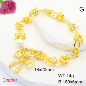 F6B406147bhbl-L035  Fashion Copper Bracelet