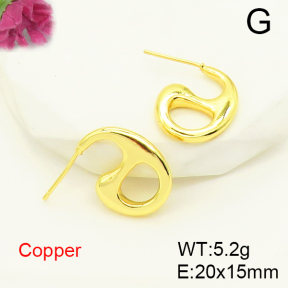 F6E200487ablb-L017  Fashion Copper Earrings