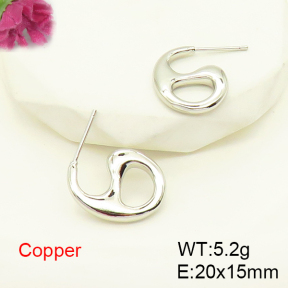 F6E200488ablb-L017  Fashion Copper Earrings