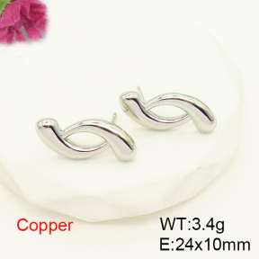 F6E200490ablb-L017  Fashion Copper Earrings