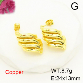 F6E200497ablb-L017  Fashion Copper Earrings
