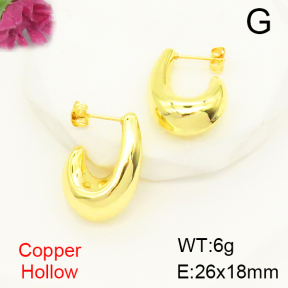 F6E200501vbmb-L017  Fashion Copper Earrings