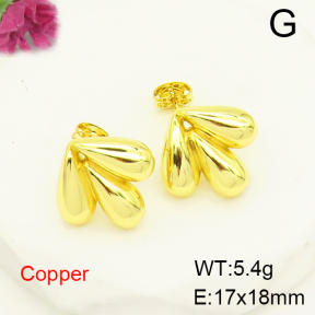 F6E200511vbmb-L017  Fashion Copper Earrings