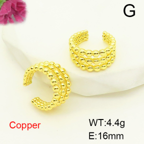 F6E200513baka-L017  Fashion Copper Earrings