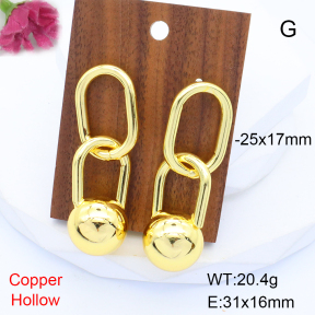F6E200576bhva-L035  Fashion Copper Earrings