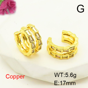 F6E404890vbmb-L017  Fashion Copper Earrings