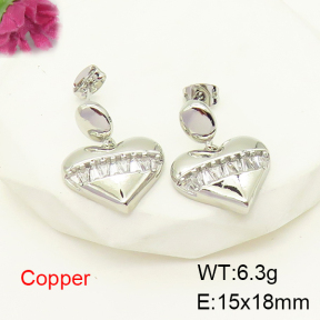 F6E404892bbov-L017  Fashion Copper Earrings