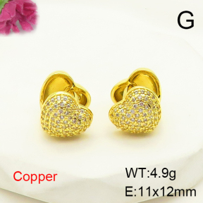F6E404897bbov-L017  Fashion Copper Earrings